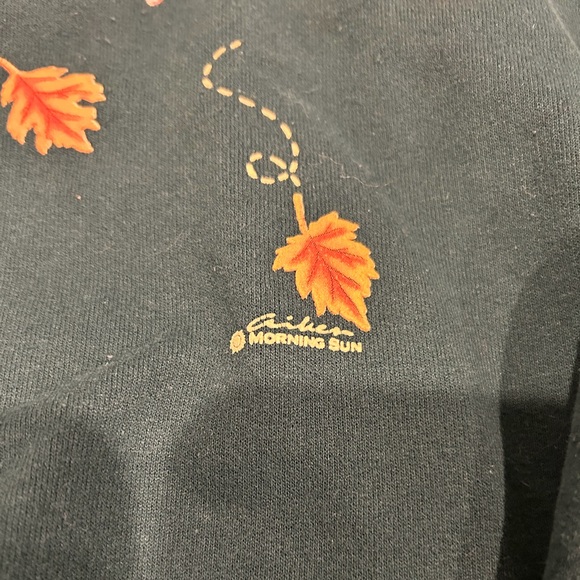 Vintage Collared Fall Sweatshirt - Picture 3 of 8